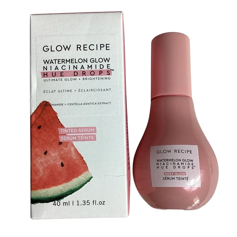 Glow Recipe Watermelon Glow Niacinamide Hue Drops Rosy Glow Tinted Serum 40ml